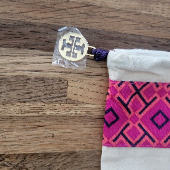 Tory Burch Drawstring Dust Bag Cover 8.5 x9" - Picture 5 of 6